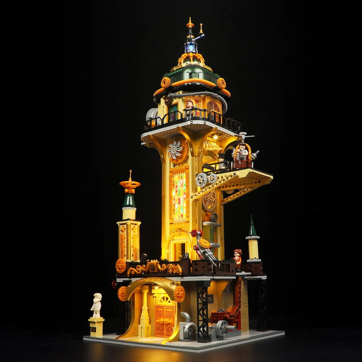 Lumibricks Steampunk Watch Tower F9070 – LED Retro-Futuristic