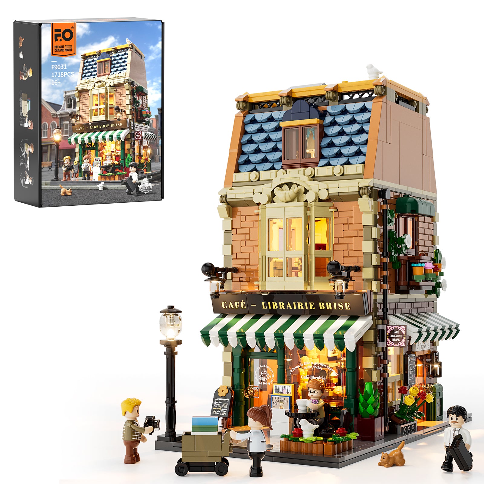 Town Life Sets – Kits de construction de ville modulaire avec éclairage LED Town Life Sets – Kits de construction de ville modulaire avec éclairage LED