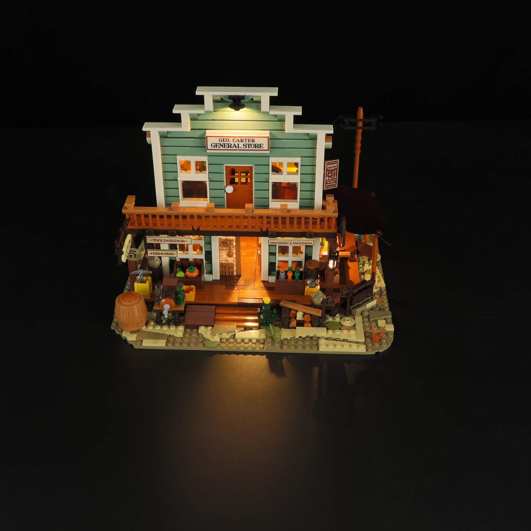 FUNWHOLE - General Store 1895PCS - Building Block Toy- USA(Ship to USA)