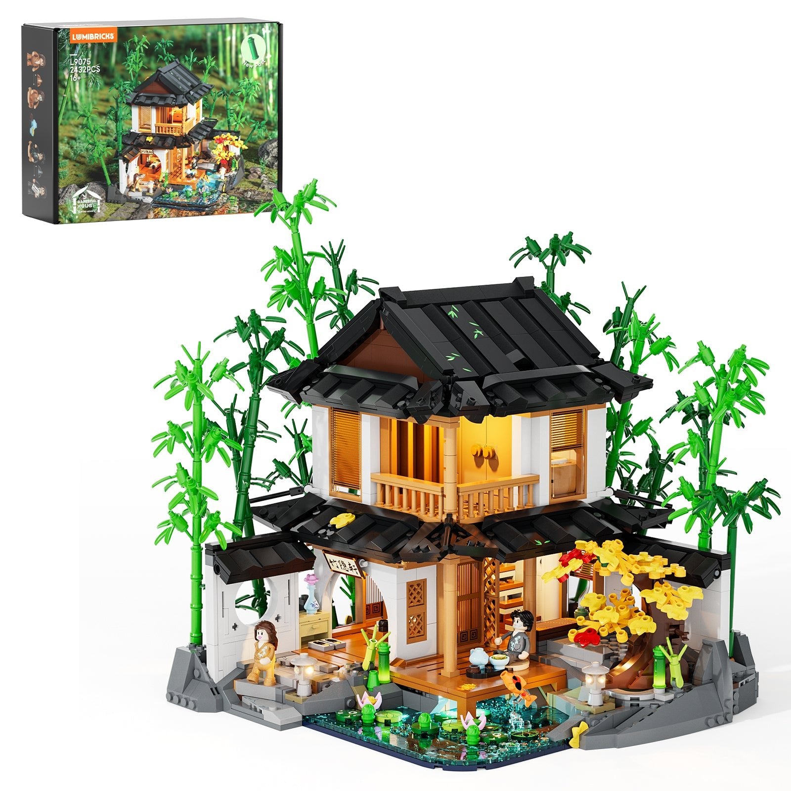Lumibricks Bamboo House L9075 First Bricks Set in Lumibricks