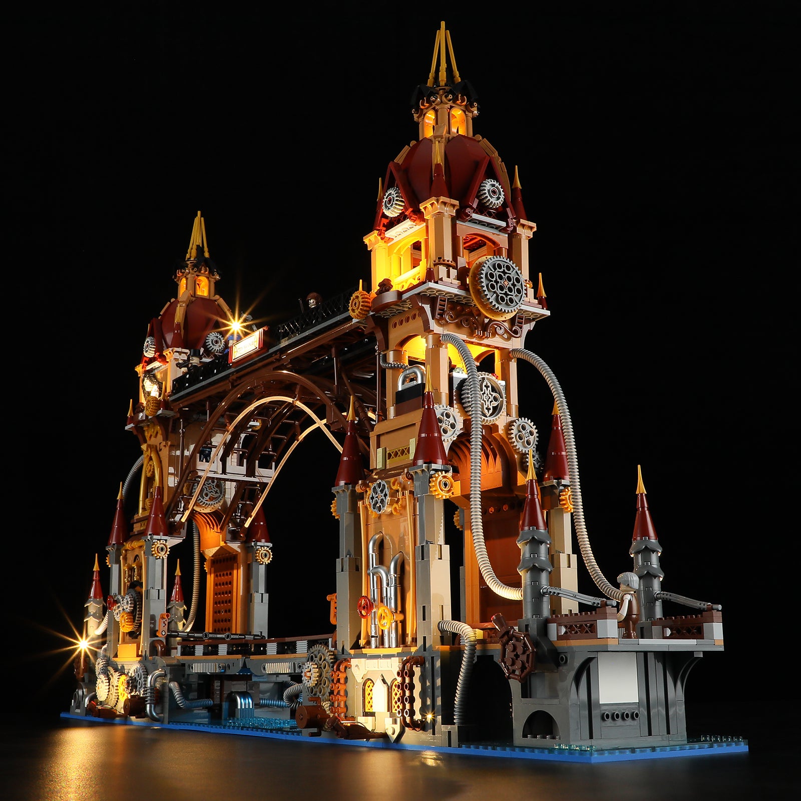 FUNWHOLE - Steampunk City Bridge 3170PCS - Building Block Toy- USA(Ship to USA)