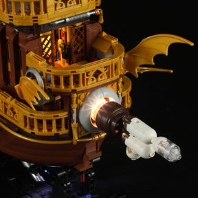 FUNWHOLE - Steampunk Airship: Light Catcher 1641PCS - Building Block Toy- USA(Ship to USA)