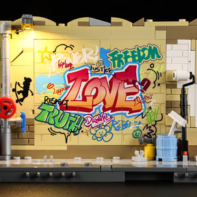 FUNWHOLE - Graffiti Bus Stop 514PCS - Building Block Toy- USA(Ship to USA)