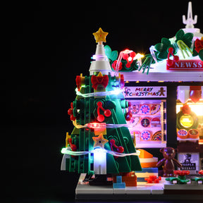 FUNWHOLE - Christmas Newsstand 718PCS-Remaining 200 Sets - Building Block Toy- USA(Ship to USA)