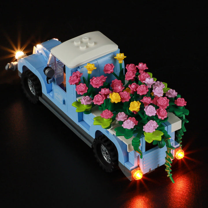 FUNWHOLE - Flower Truck 368PCS - Not for Sale - Building Block Toy- USA(Ship to USA)