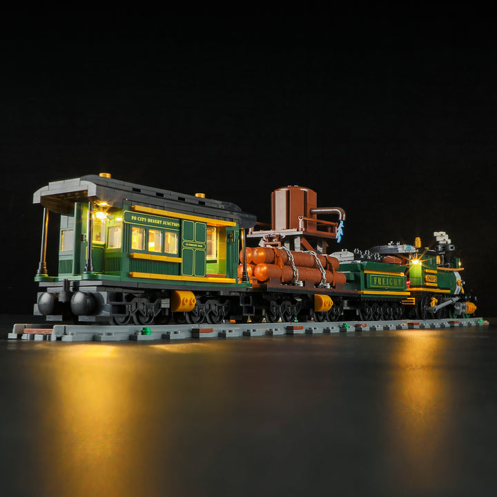 Lumibricks Western Freight Train 1524PCS - Building Block Toy - USA (Ship to USA)