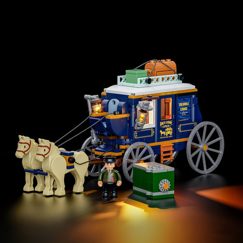Lumibricks Treasure Stagecoach L9099 – Western Wagon Building Set