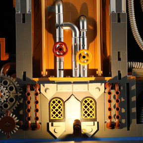 FUNWHOLE - Steampunk City Bridge 3170PCS - Building Block Toy- USA(Ship to USA)