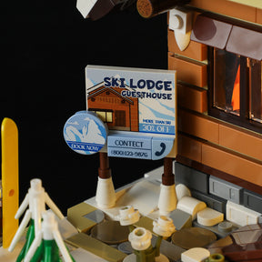 FUNWHOLE - Ski Lodge 2187PCS - Building Block Toy- USA (Ship to USA)