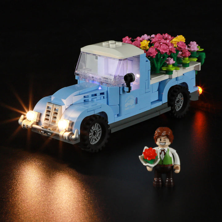 FUNWHOLE - Flower Truck 368PCS - Not for Sale - Building Block Toy- USA(Ship to USA)