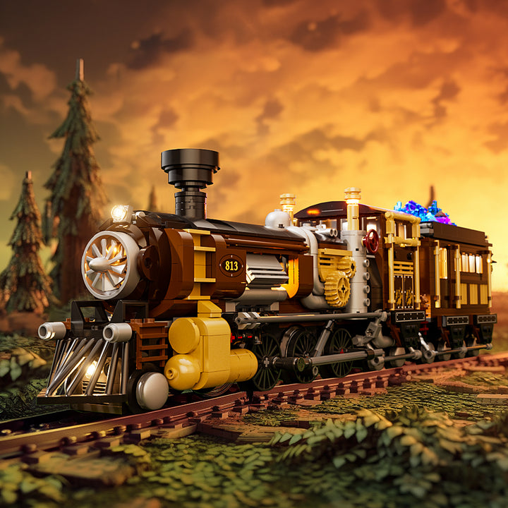 Lumibricks Steampunk Ore Train 1056PCS - Building Block Toy - USA(Ship to USA)