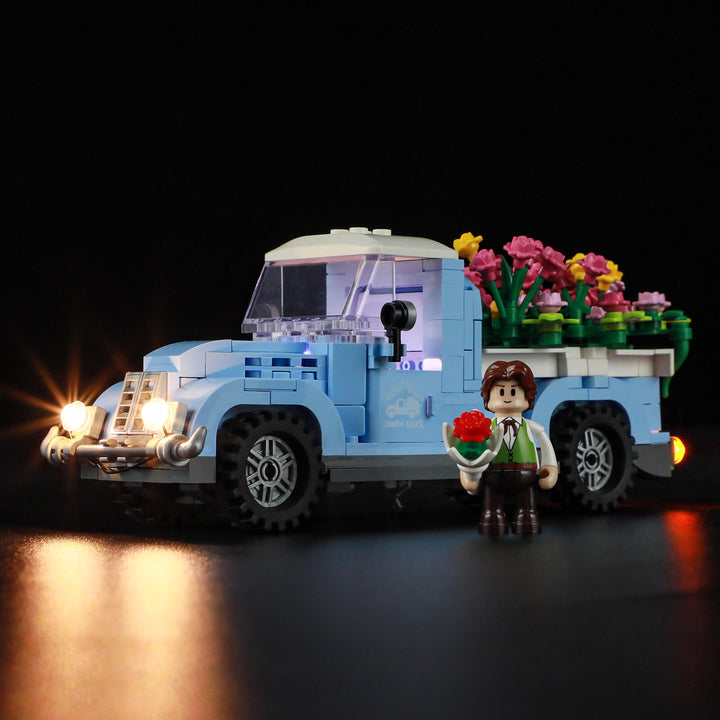 FUNWHOLE - Flower Truck 368PCS - Not for Sale - Building Block Toy- USA(Ship to USA)
