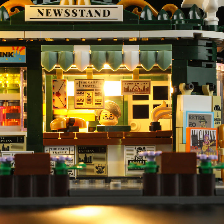 FUNWHOLE - Newsstand 556PCS - Building Block Toy- USA(Ship to USA)