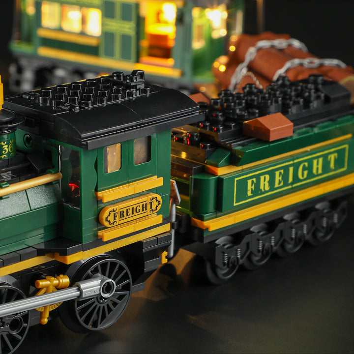 Lumibricks Western Freight Train 1524PCS - Building Block Toy - USA (Ship to USA)