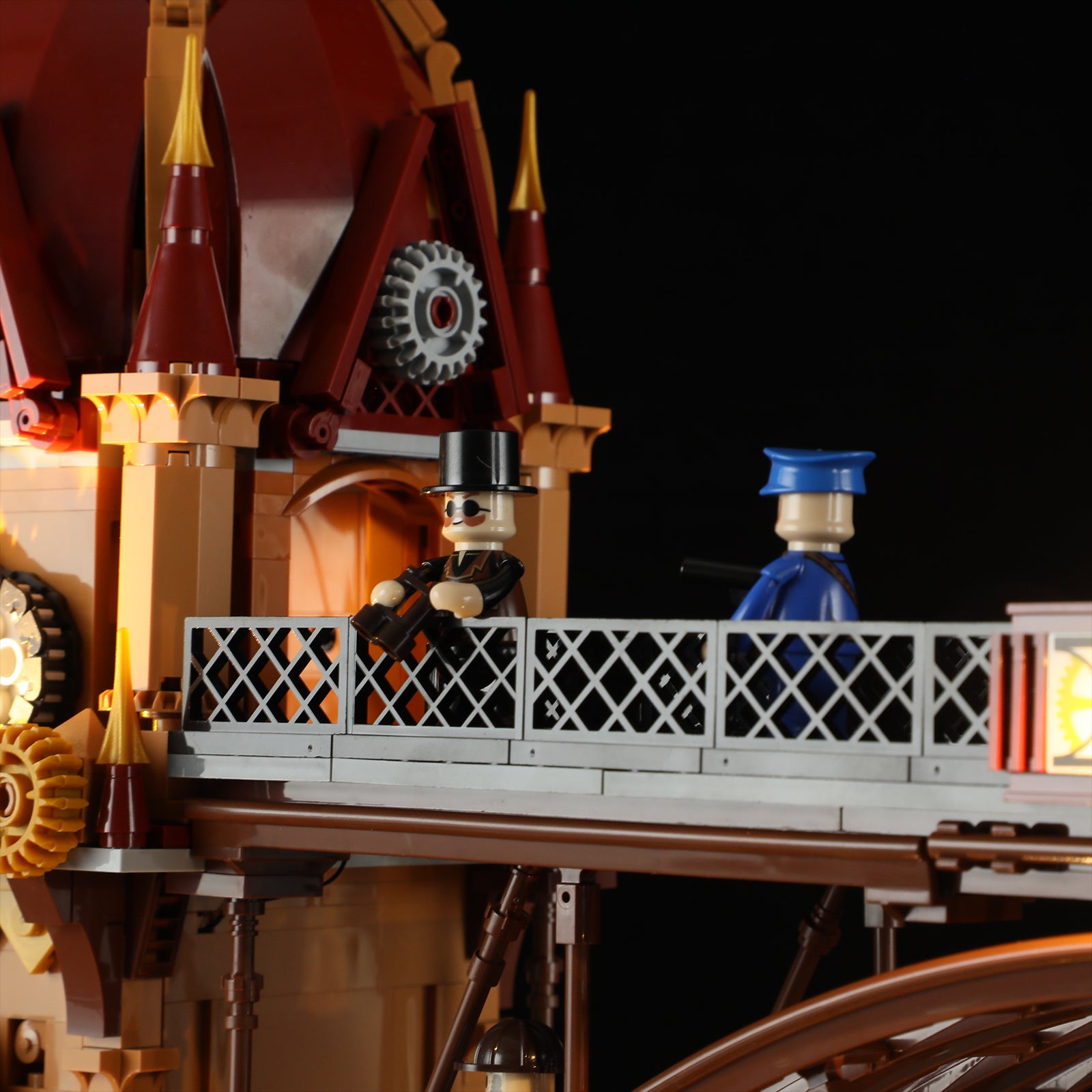FUNWHOLE - Steampunk City Bridge 3170PCS - Building Block Toy- USA(Ship to USA)