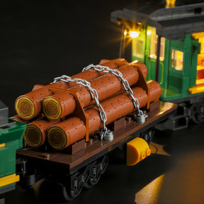 FUNWHOLE - Western Freight Train 1524PCS - Building Block Toy- USA (Ship to USA)