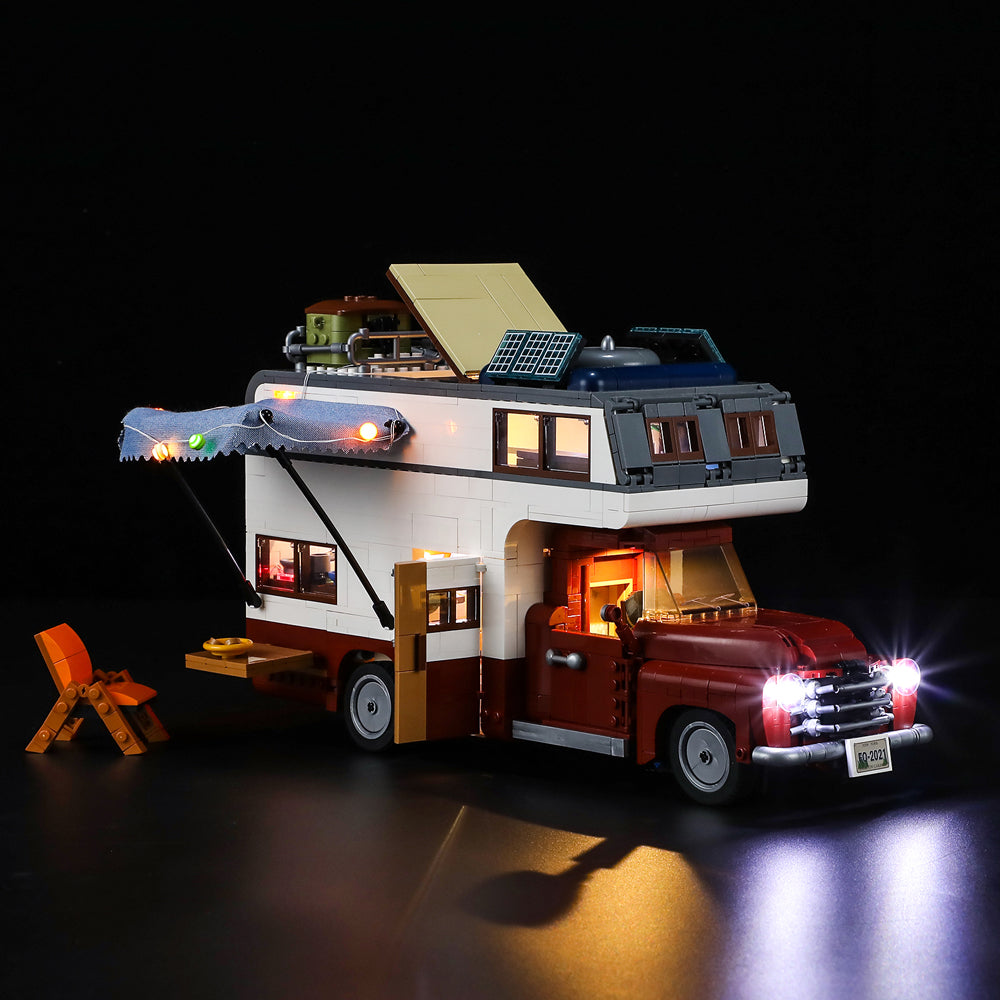 FUNWHOLE - Camper-Van 1742PCS - Building Block Toy- USA(Ship to USA)