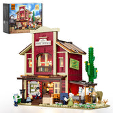 FUNWHOLE - Old West Post Office 1692PCS - Building Block Toy- USA(Ship to USA)