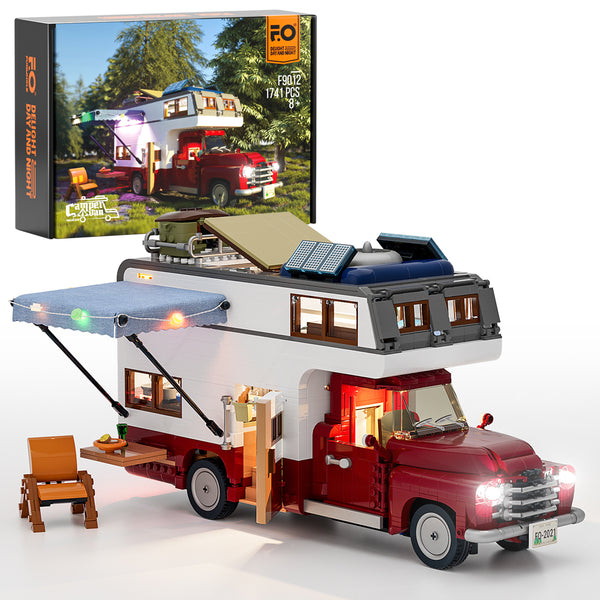 FUNWHOLE - Camper-Van 1742PCS - Building Block Toy- USA(Ship to USA)