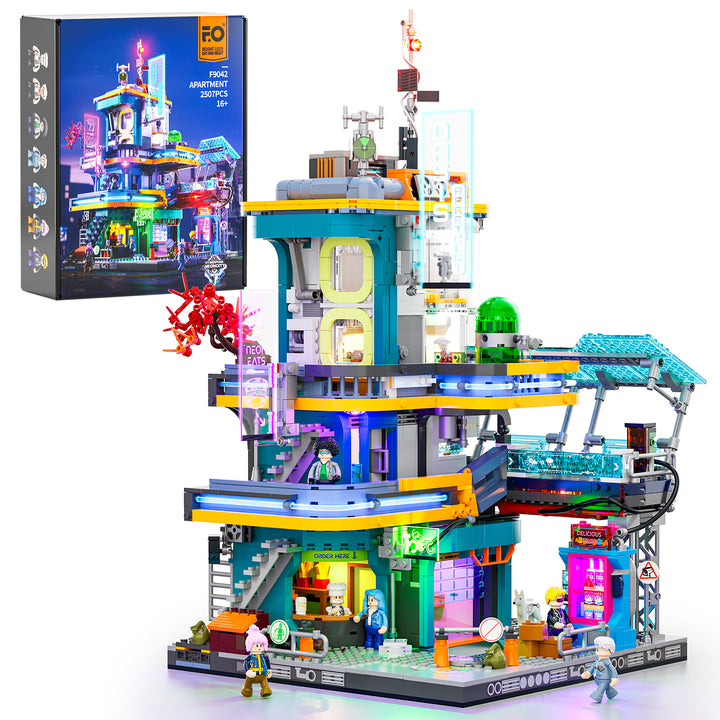 Lumibricks Apartment F9042 – Modern Modular Building Set with LED