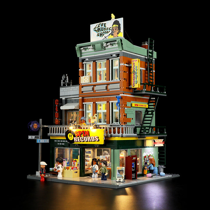 FUNWHOLE - Record Store 1980PCS - Building Block Toy- USA(Ship to USA)