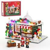 FUNWHOLE - Christmas Newsstand 718PCS-Remaining 200 Sets - Building Block Toy- USA(Ship to USA)