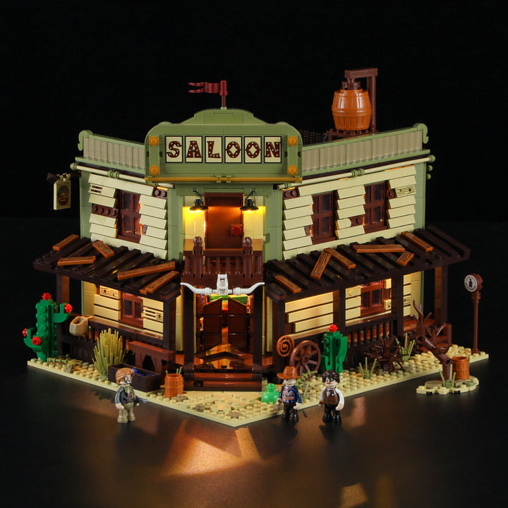 Lumibricks Western Saloon 2026PCS - Building Block Toy - USA(Ship To USA)