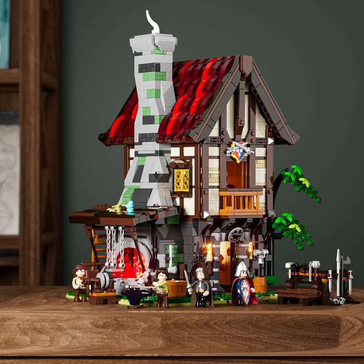 Lumibricks Forge House 1595PCS - Building Block Toy - USA (Ship to USA)