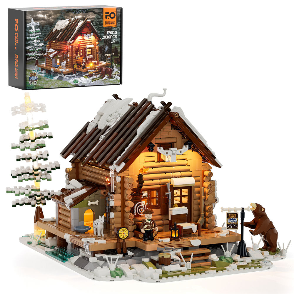 FUNWHOLE - Hunting Cabin 2036PCS - Building Block Toy- USA(Ship to USA)