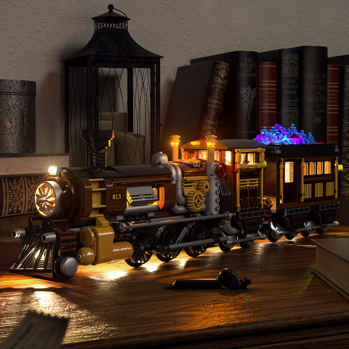 Lumibricks Steampunk Ore Train 1056PCS - Building Block Toy - USA(Ship to USA)