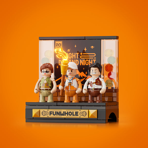 FUNWHOLE - LED Minifigures - Not for sale - Building Block Toy- China