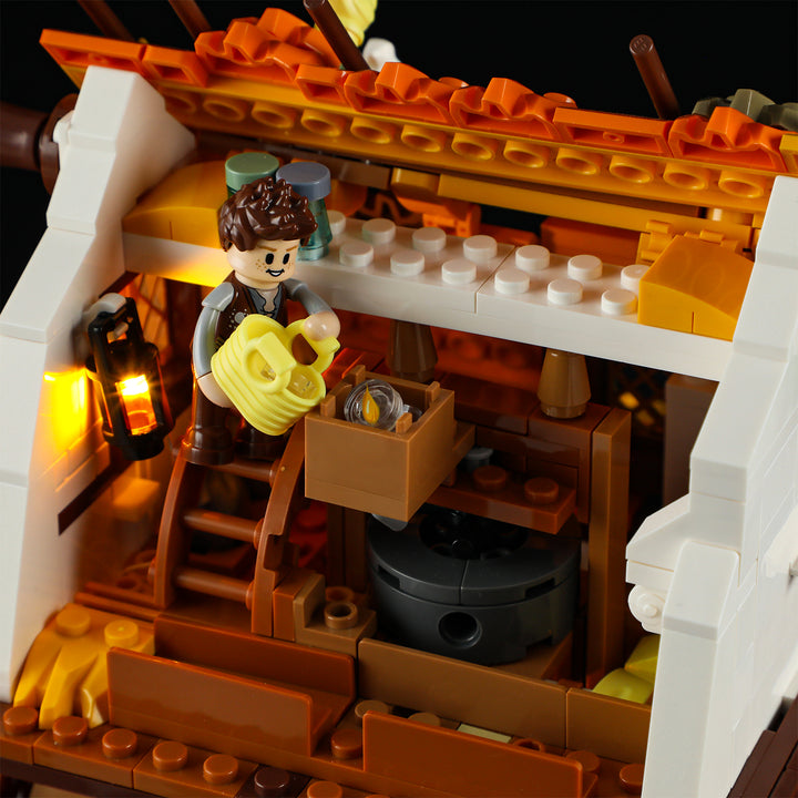 Lumibricks Medieval Water Mill 1278PCS - Building Block Toy - USA(Ship to USA)