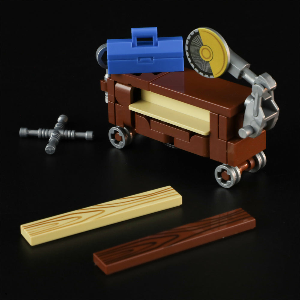 FUNWHOLE - Carpentry Van 496PCS - Building Block Toy- USA(Ship to USA)