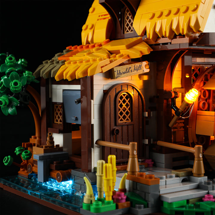 Lumibricks Medieval Water Mill 1278PCS - Building Block Toy - USA(Ship to USA)