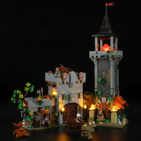 FUNWHOLE - Medieval Watchtower 1625PCS - Building Block Toy- USA(Ship to USA)