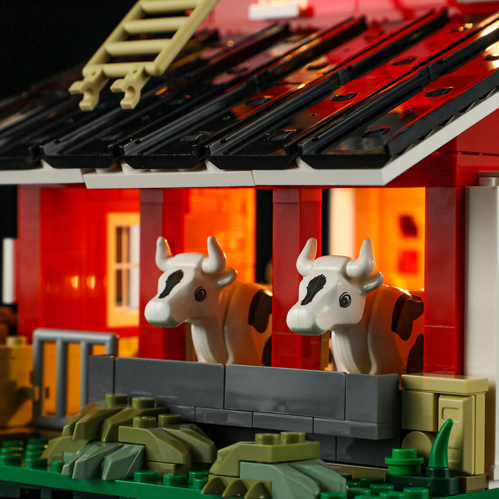 Lumibricks Cow Barn 1368PCS - Building Block Toy - USA (Ship to USA)