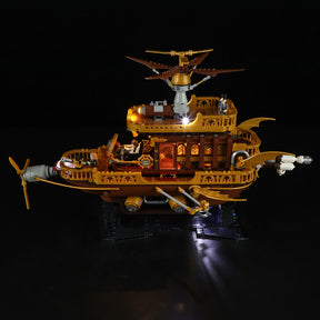 FUNWHOLE - Steampunk Airship: Light Catcher 1641PCS - Building Block Toy- USA(Ship to USA)