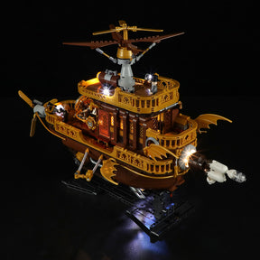 FUNWHOLE - Steampunk Airship: Light Catcher 1641PCS - Building Block Toy- USA(Ship to USA)