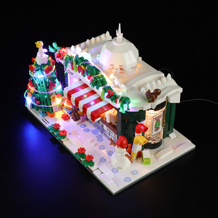 FUNWHOLE - Christmas Newsstand 718PCS-Remaining 200 Sets - Building Block Toy- USA(Ship to USA)
