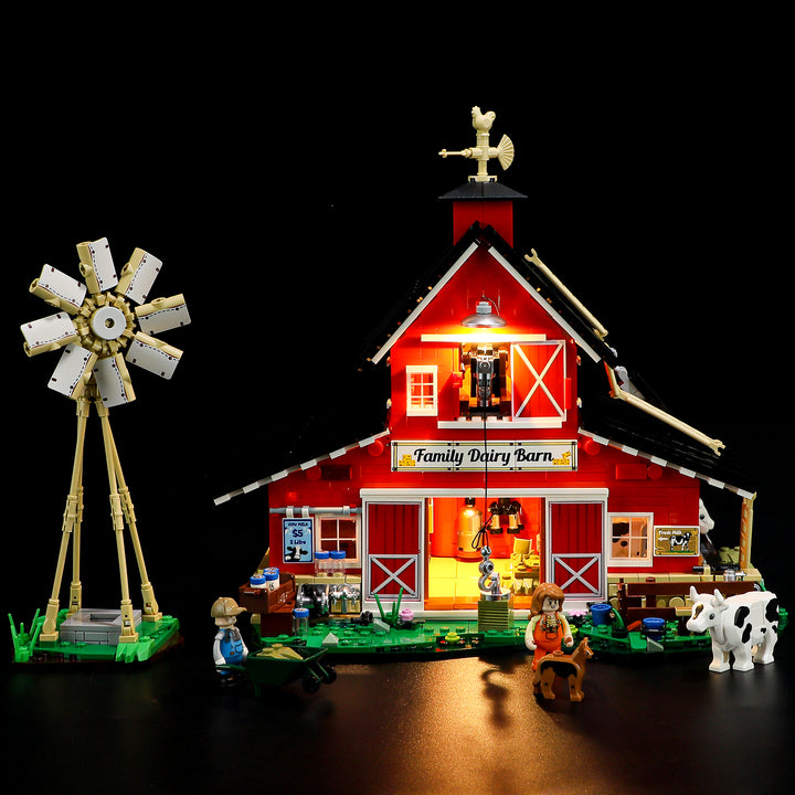 Lumibricks Cow Barn 1368PCS - Building Block Toy - USA (Ship to USA)