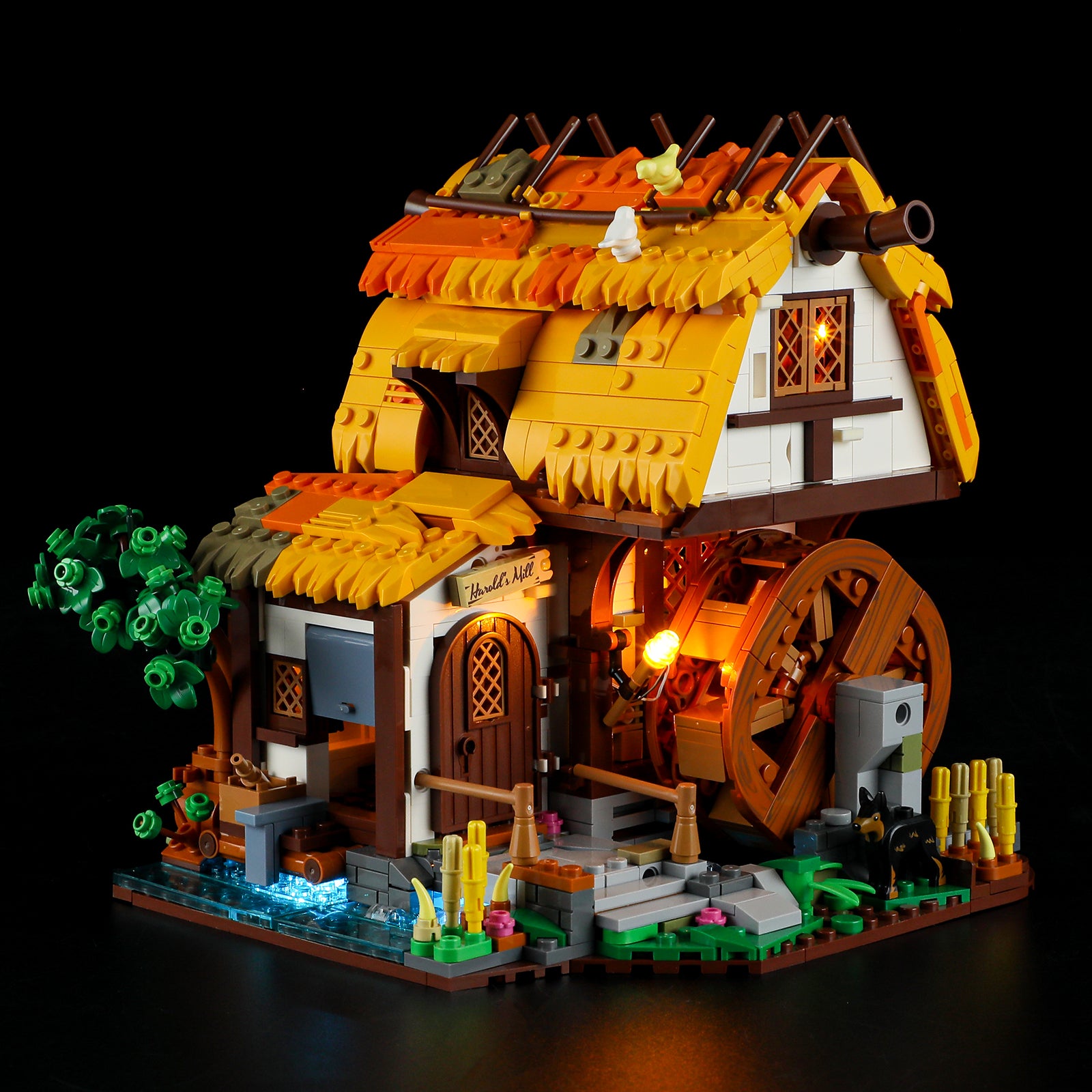 Medieval Water Mill – Lumibricks