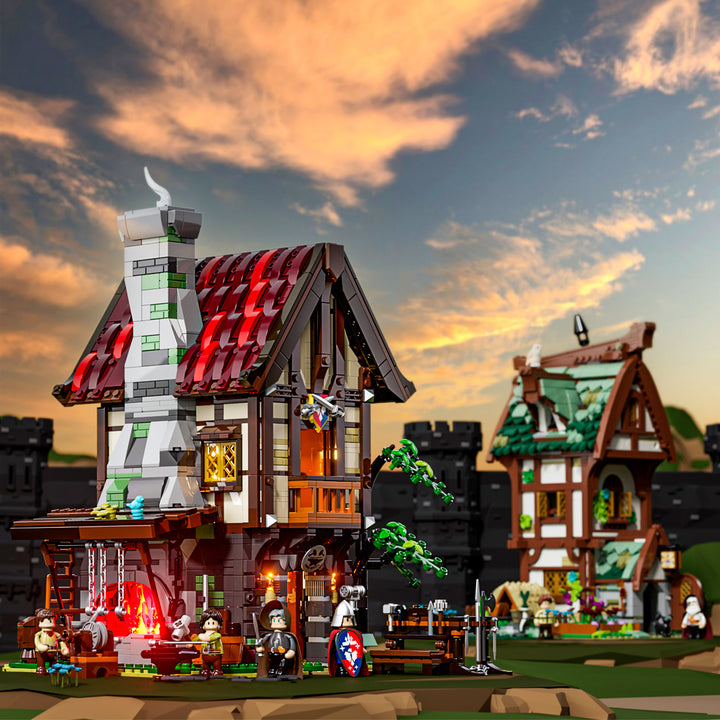 Lumibricks Forge House 1595PCS - Building Block Toy - USA (Ship to USA)