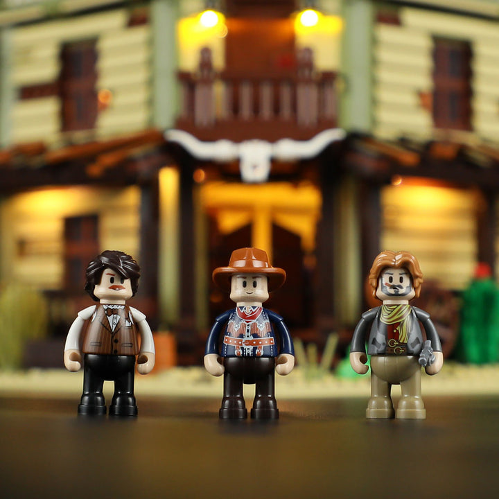Lumibricks Western Saloon 2026PCS - Building Block Toy - USA(Ship To USA)