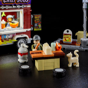 FUNWHOLE - Chili Dog Trailer 515PCS-V2.0 - Building Block Toy- USA(Ship to USA)