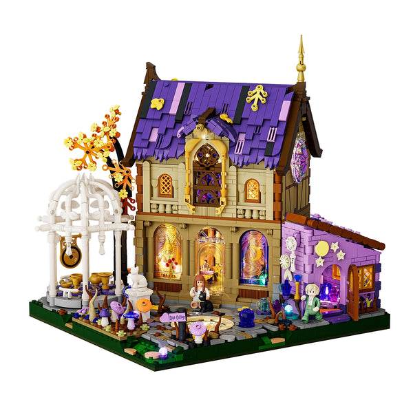 Maison Chinoise En Bambou – 2432 Pièces – Maquette Lumineuse LED – Architecture Traditionnelle