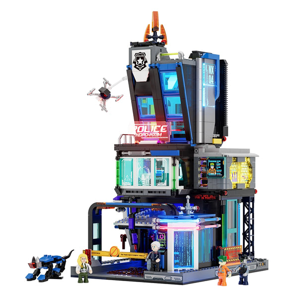 Trụ sở cảnh sát Cyberpunk