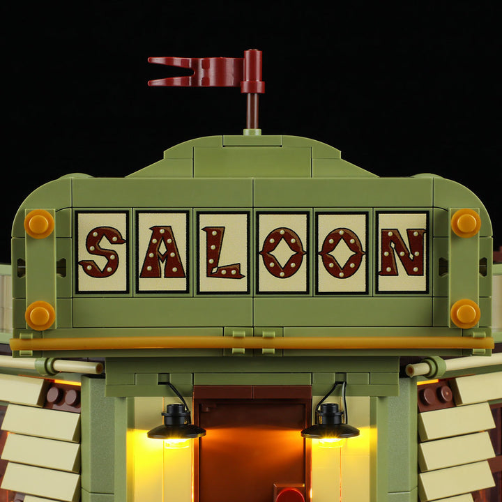 Lumibricks Western Saloon 2026PCS - Building Block Toy - USA(Ship To USA)