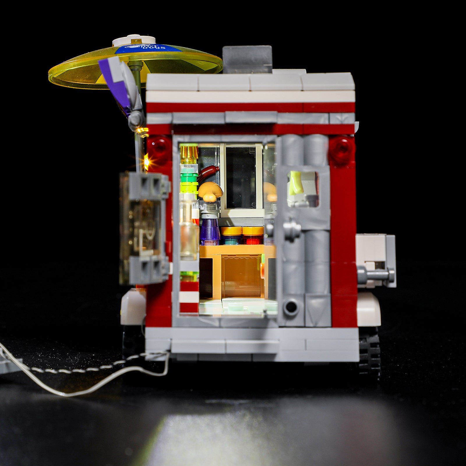 FUNWHOLE - Chili Dog Trailer 515PCS-V2.0 - Building Block Toy- USA(Ship to USA)