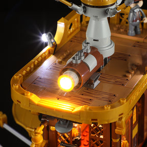 FUNWHOLE - Steampunk Airship: Light Catcher 1641PCS - Building Block Toy- USA(Ship to USA)
