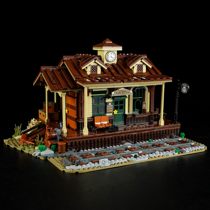 Lumibricks West Train Station 1974PCS - Building Block Toy - USA (Ship to USA)